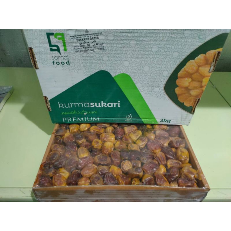 

Kurma Sukkari 1kg Premium ( Grade A )