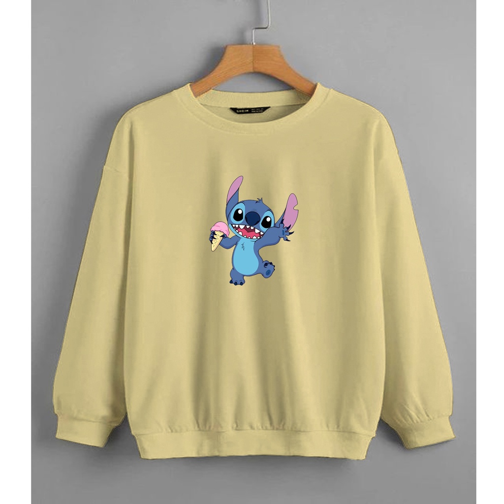 CALVIERO SHOP - BAJU SWEATER WANITA ATASAN STICHS ICE CREAM SWEATER DEWASA BRAND ANIME SWEATER HODDIE FASHION CITAYEM SCBD FASHION WEEK FASHION VIRAL TIKTOK