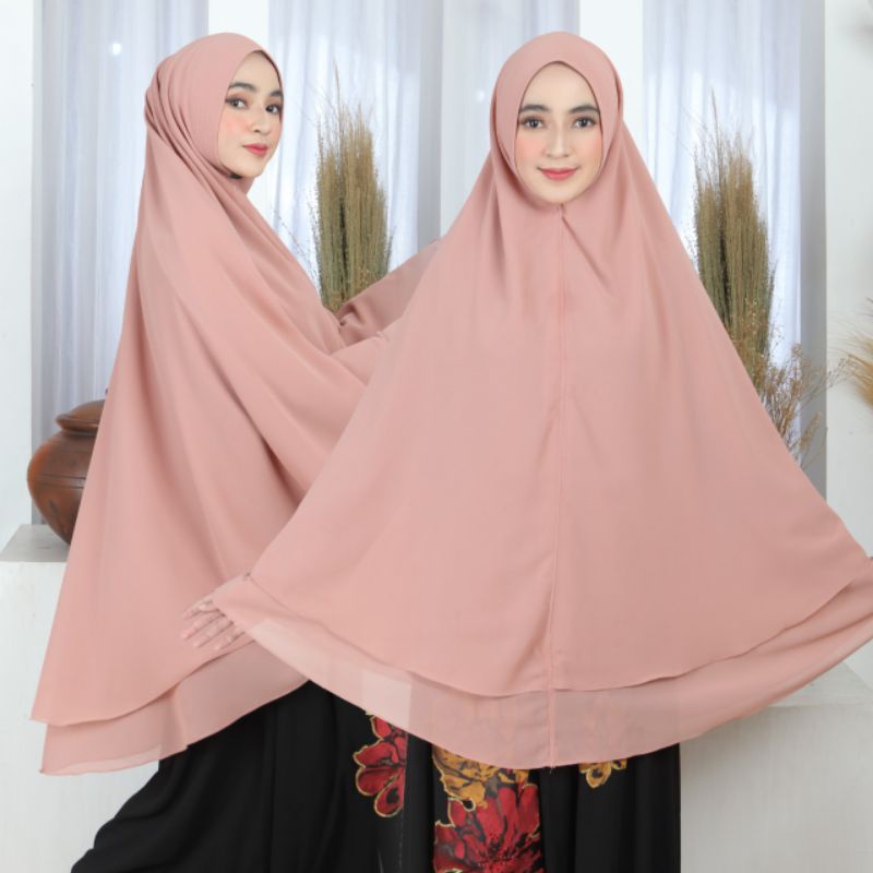 Khimar Alea Ori Rizqy AnandaKhimar Umroh Khimar Jumbo Kerudung Jumbo