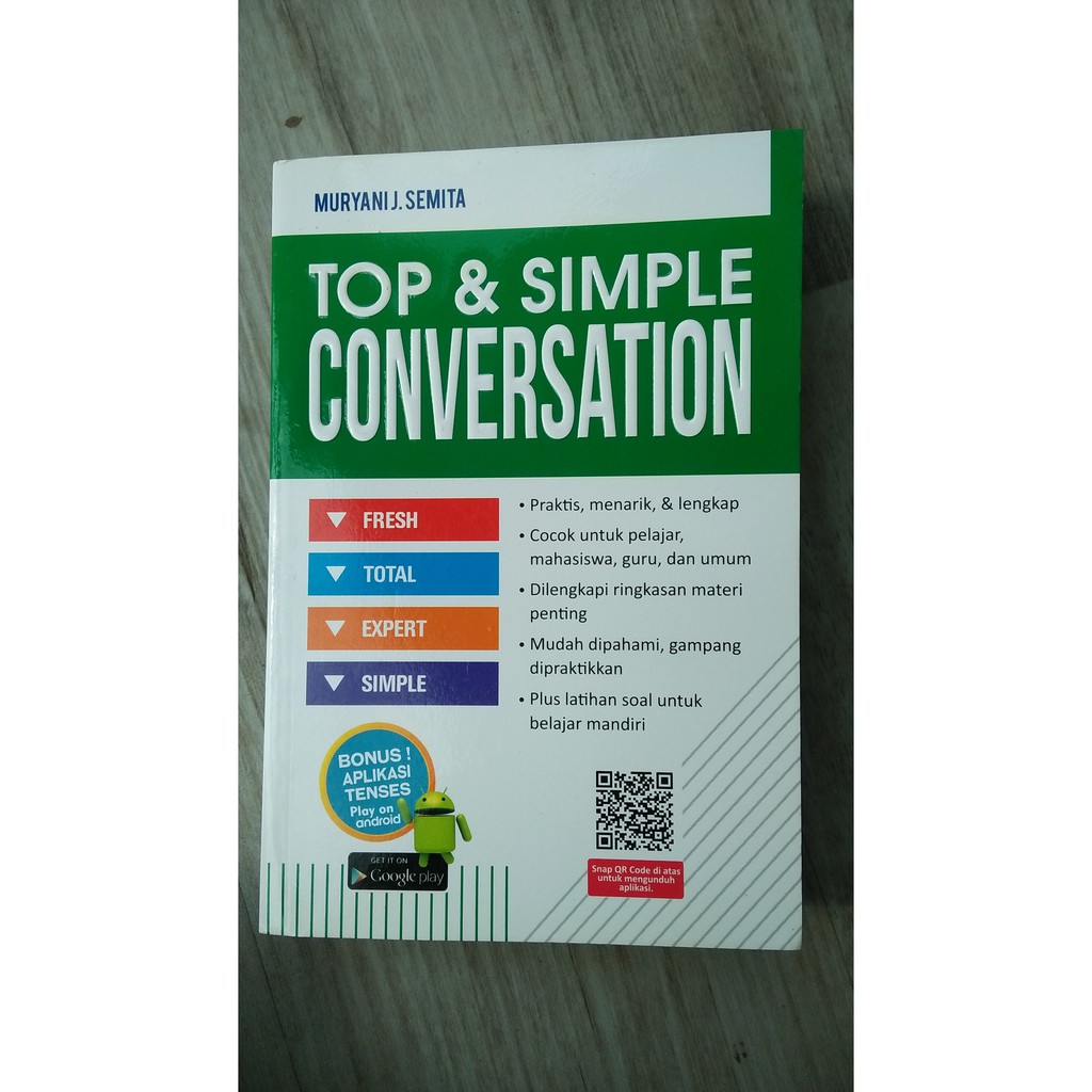 6.6 SALE! BUKU  BAHASA INGGRIS TOEFL IELTS GRAMMAR  & CONVERSATION (DAPAT 4 BUKU)-CONVERSATION