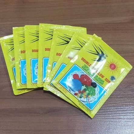 

Double Swallow Sun Tepung Agar-Agar Powder - 7 g