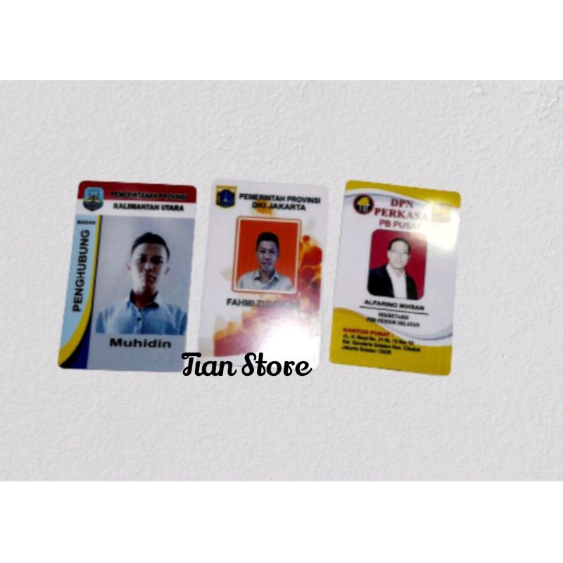 

id card custom bahan pvc