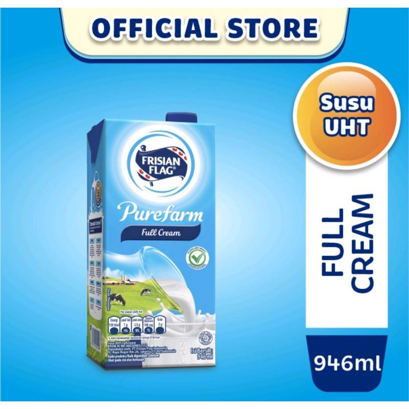 

frisian flag uht full cream 946 ml