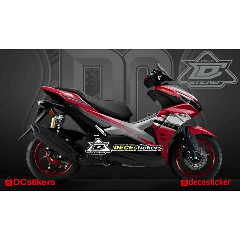 decal new aerox 155 connected