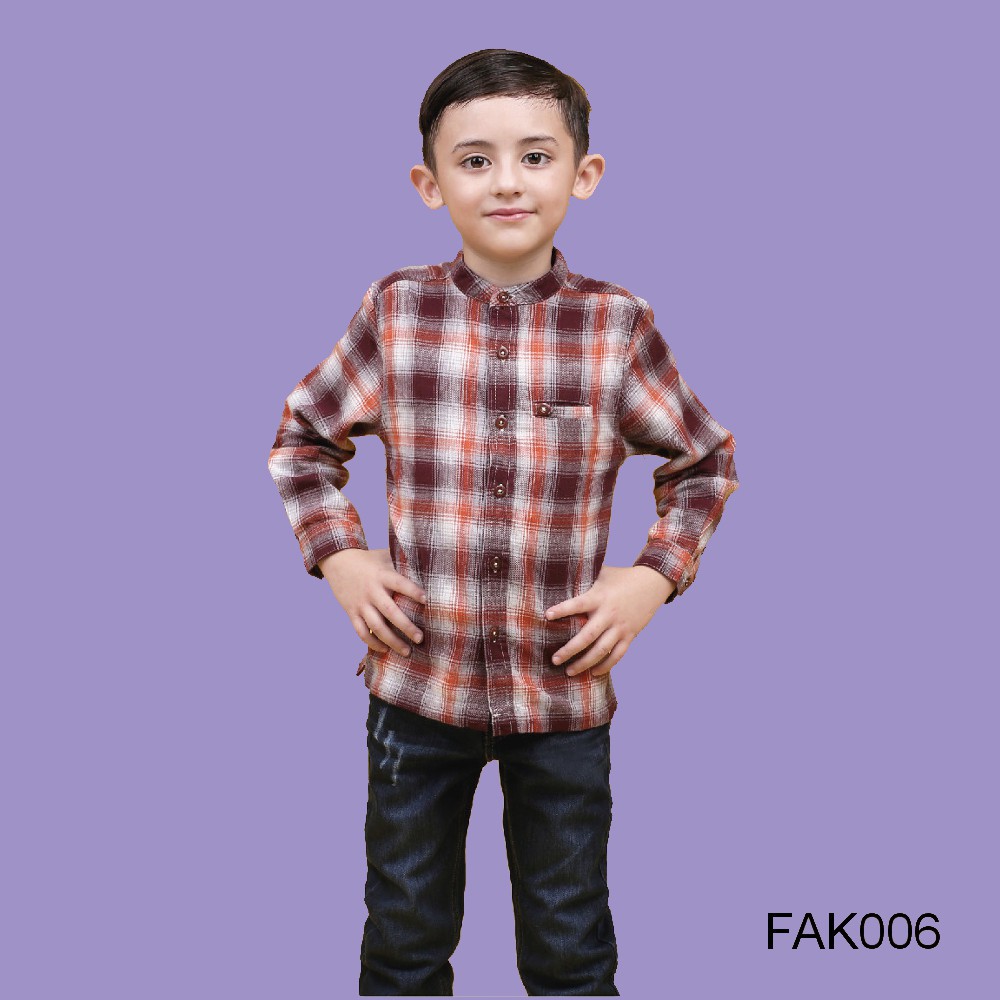 Size S - Baju Koko Anak Afrakids - Baju Muslim Anak Laki-Laki