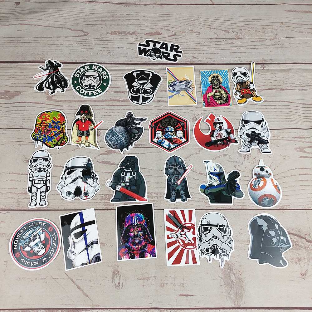 Stiker Tempel Star Wars 25 PCS