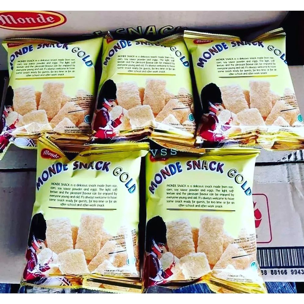 

Monde Serena Snack Gold 25gr ( 1 DOS ISI 45 PCS )