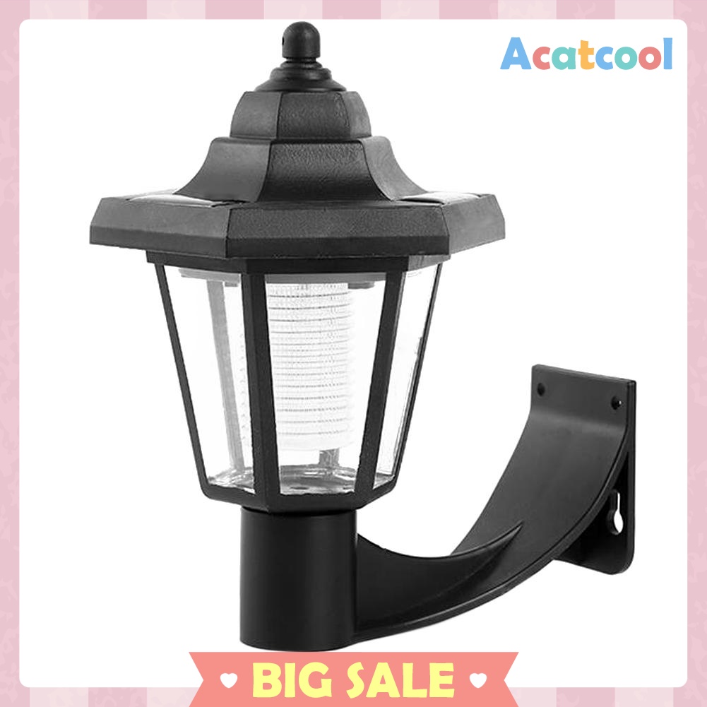 Solar LED Wall Lamp Waterproof Outdoor Garden Landscape Hexagonal Light