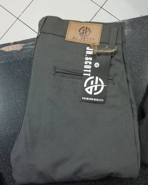 Celana chino pant tebal original JH.Scoot