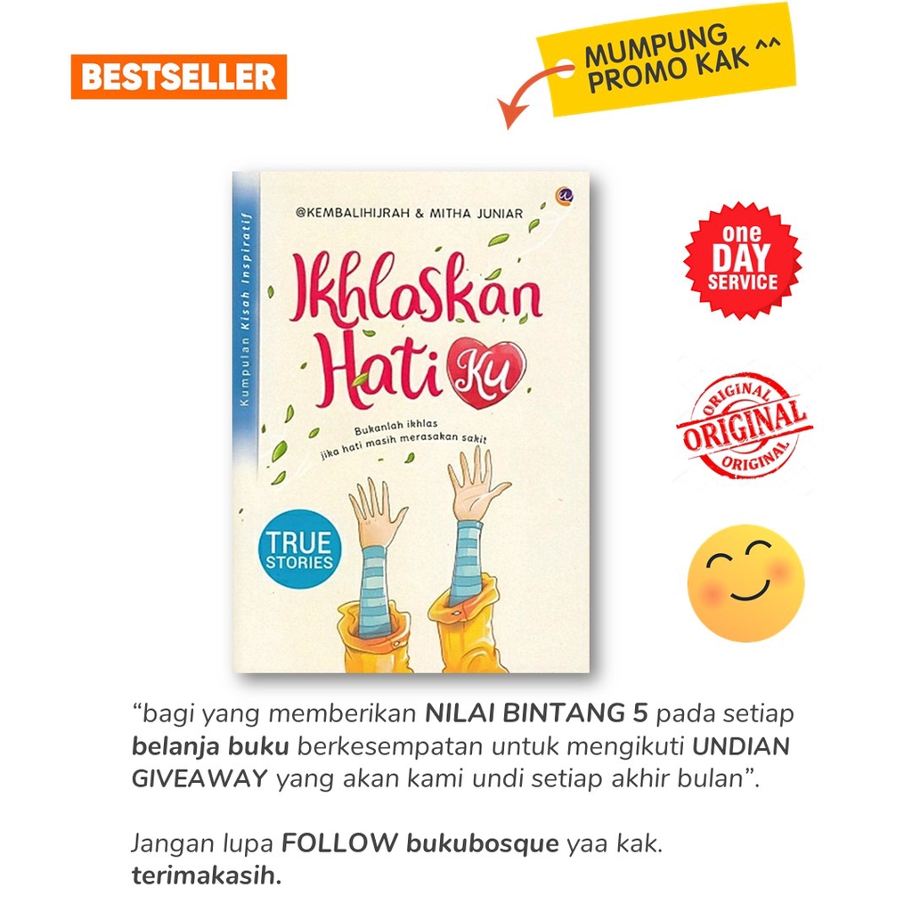 Buku Ikhlaskan Hatiku Wahyu Media Shopee Indonesia