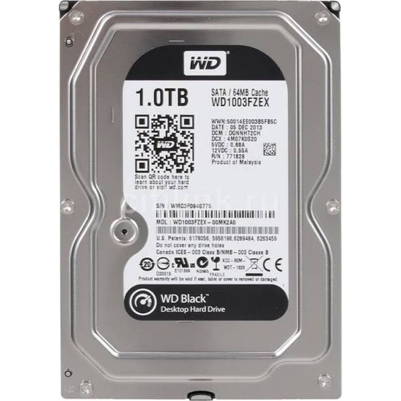 HARDISK 1TB WD BLACK NAS