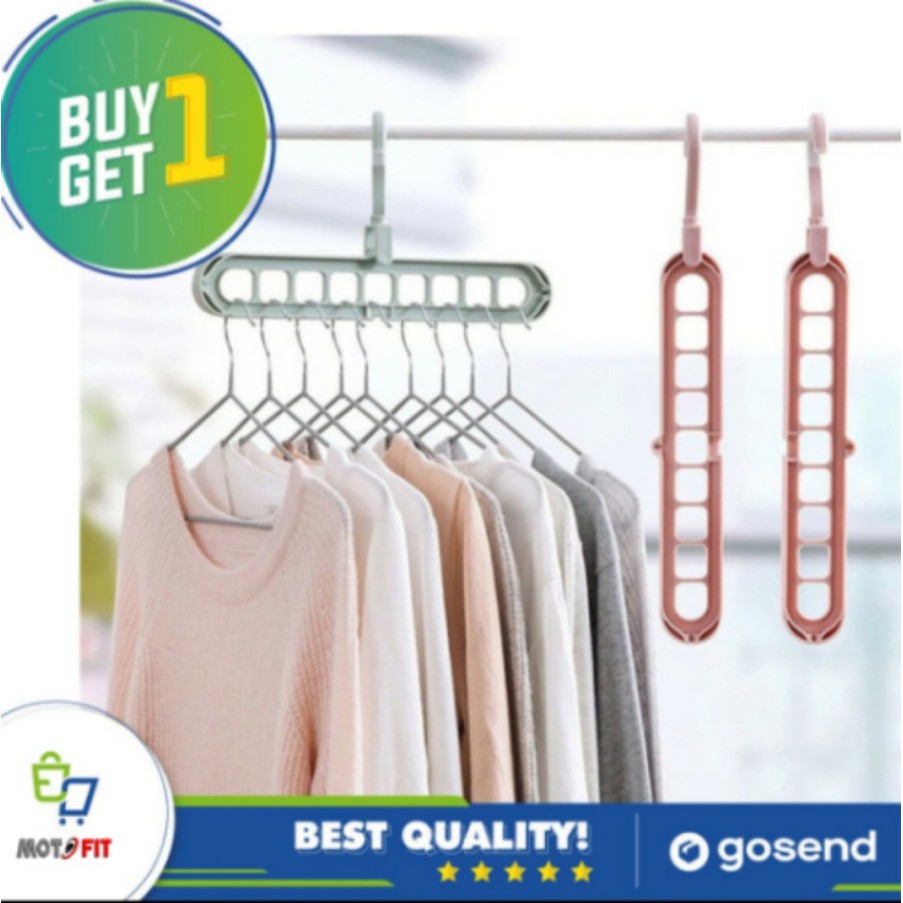 Magic Hanger|Gantungan Baju Multifungsi|Hanger Baju BUY 1 GET 3