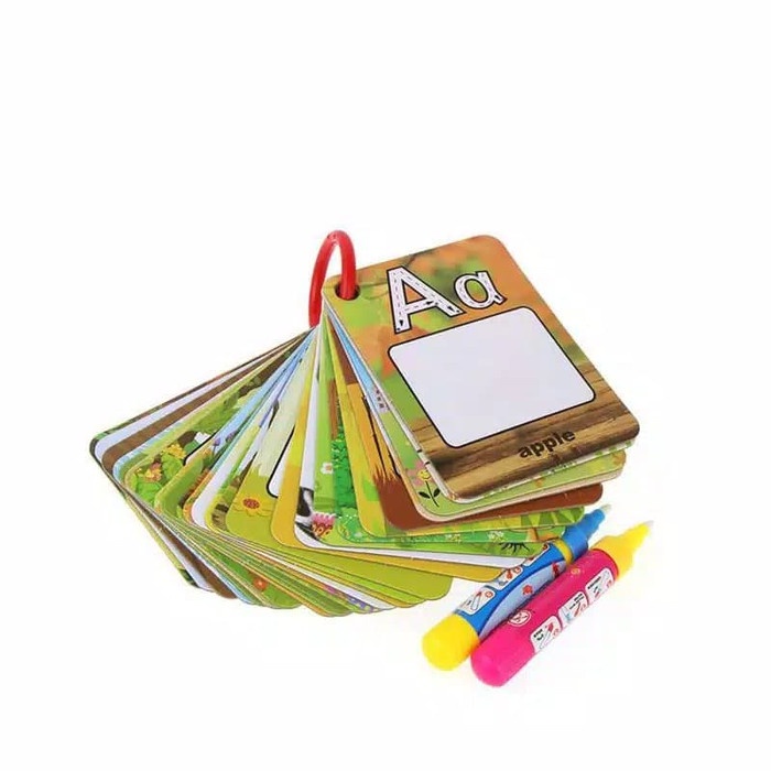 

MAINAN & HOBI LAINNYA BUKU WARNA AJAIB ANAK WATER DOODLE MAGIC WATER DRAWING CARD DGN HURUF HR1860W