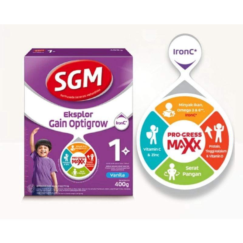 SGM GAIN OPTIGROW 1tahun