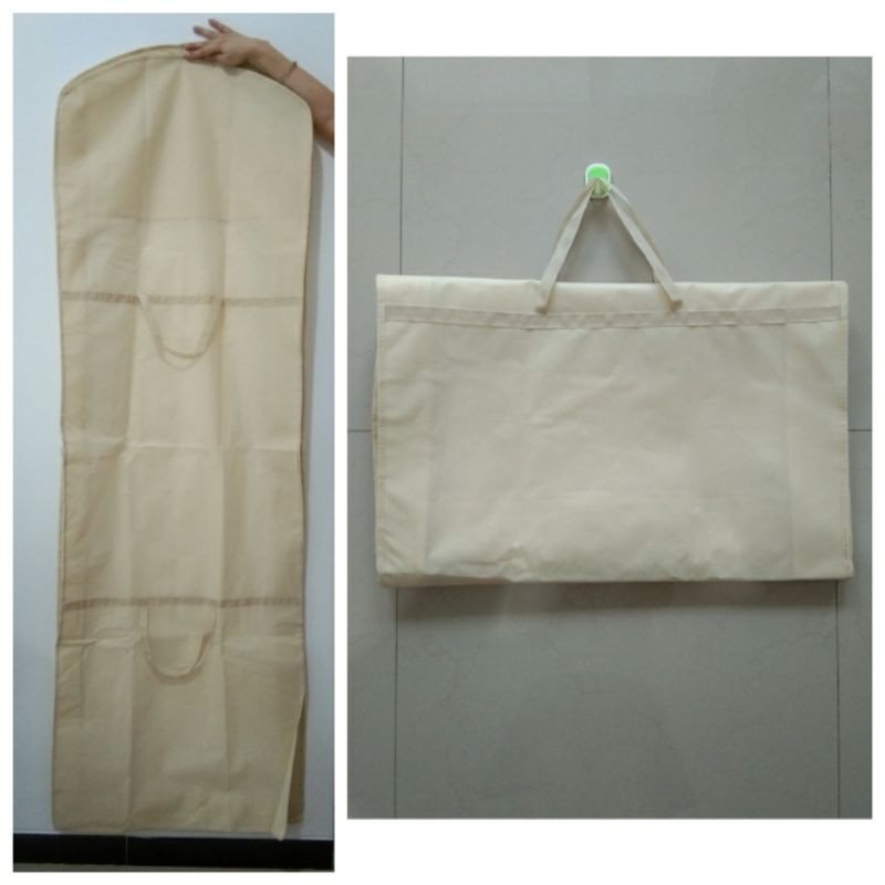 Cover tas gaun wedding pelindung gaun pengantin sarung gaun baju pesta