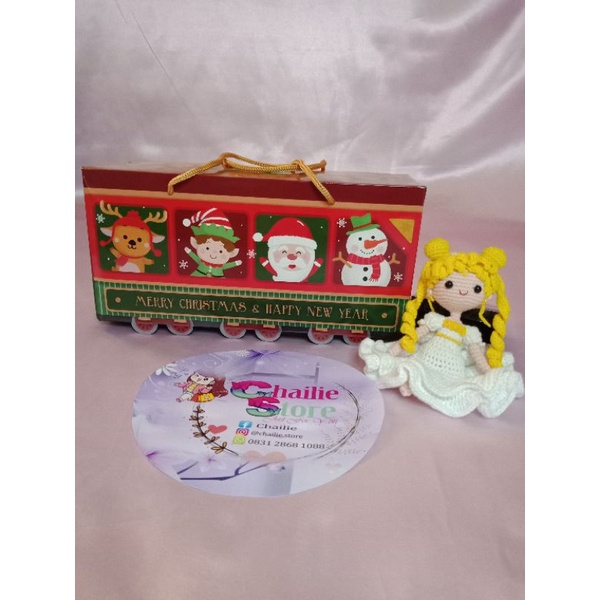 

Christmas Paperbag Train - Box Natal - Christmas Box - Packaging Hampers