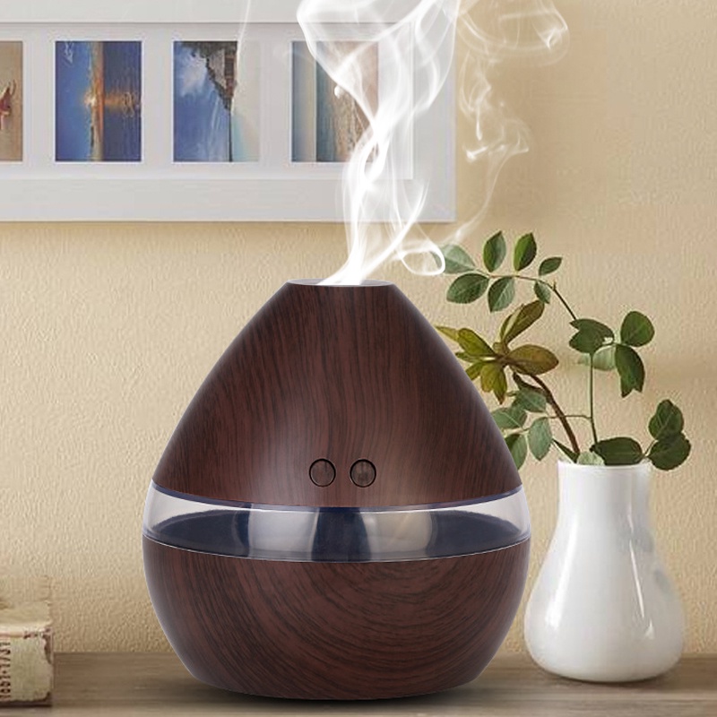 Taffware Aromatherapy Air Humidifier Wood 300ml - Wooden