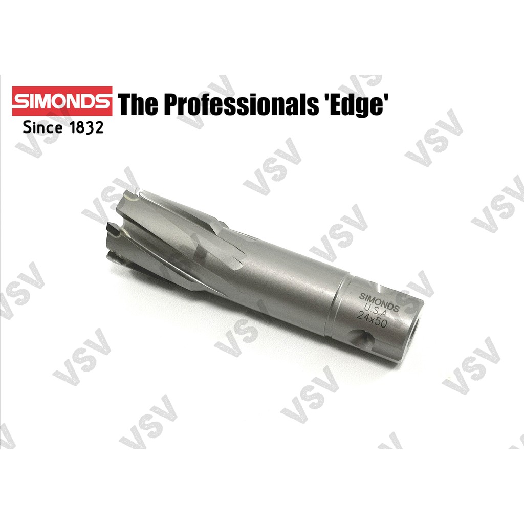 SIMONDS Annular Cutter 24mm Mata Bor Jet Broach Holesaw Bor Magnet