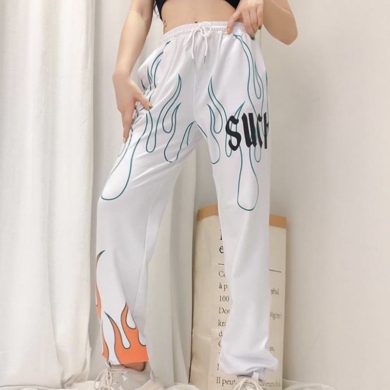 JOGGER SUCK FIRE TUMBLR | Celana Panjang Kantong Kiri Kanan | Joger Panjang Training Sporty | Celana