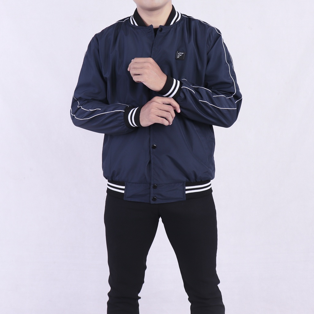 Forward System Jaket Baseball Varsity Jacket Base Ball Unisex Korean Style Remaja M L XL Lanzclothing