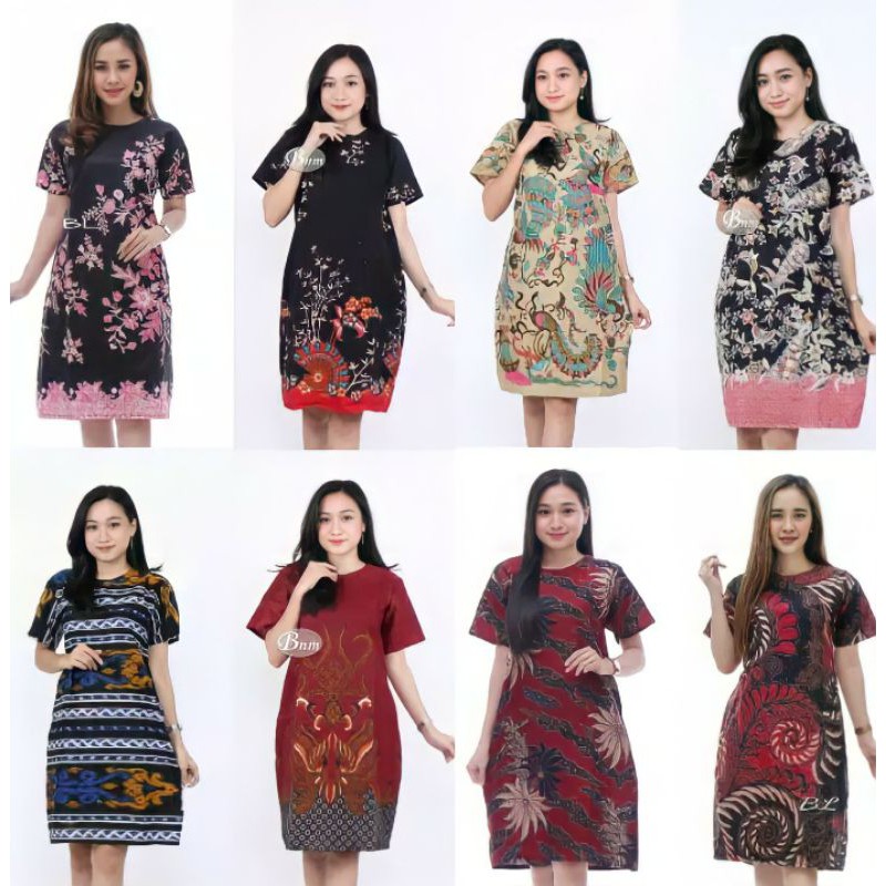 DRESS BATIK WANITA TERBARU TERMURAH DISHOPEE