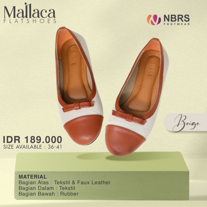 Nibras Footwear Flatshoes Malacca wanita Casual kekinian ootd simpel