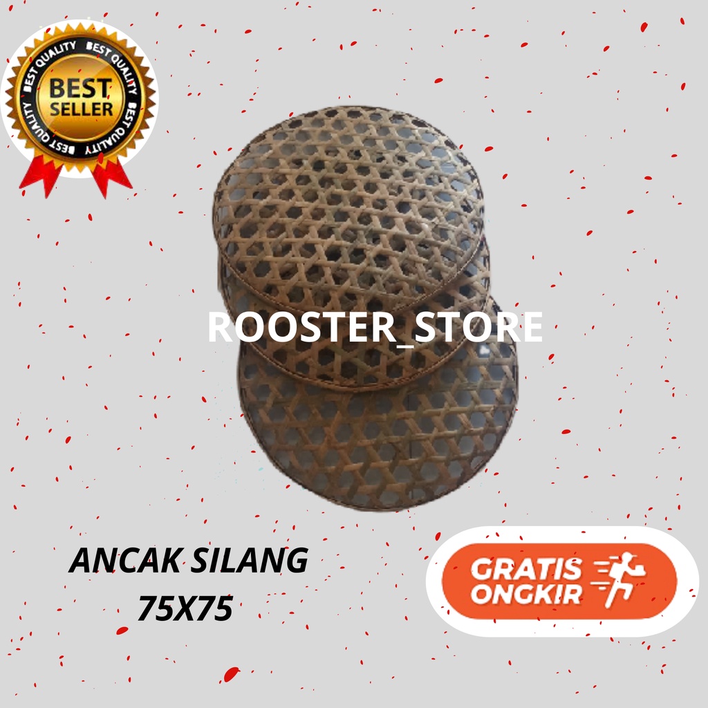 ROOSTER STORE Ancak silang ayam dampar kurungan ayam jago bangkok baha full bambu anyaman rapih