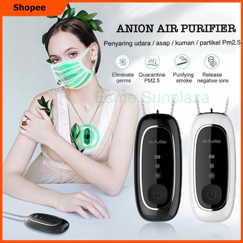 [ ORIGINAL ] Air Purifier Pembersih Udara / Portable Anion Air Purifier Elektonik / UV streilizariza