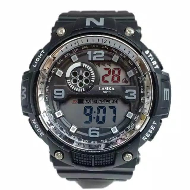 (COD) Jam Tangan Pria Sporty Anti Air Lasika Original  LSK-613