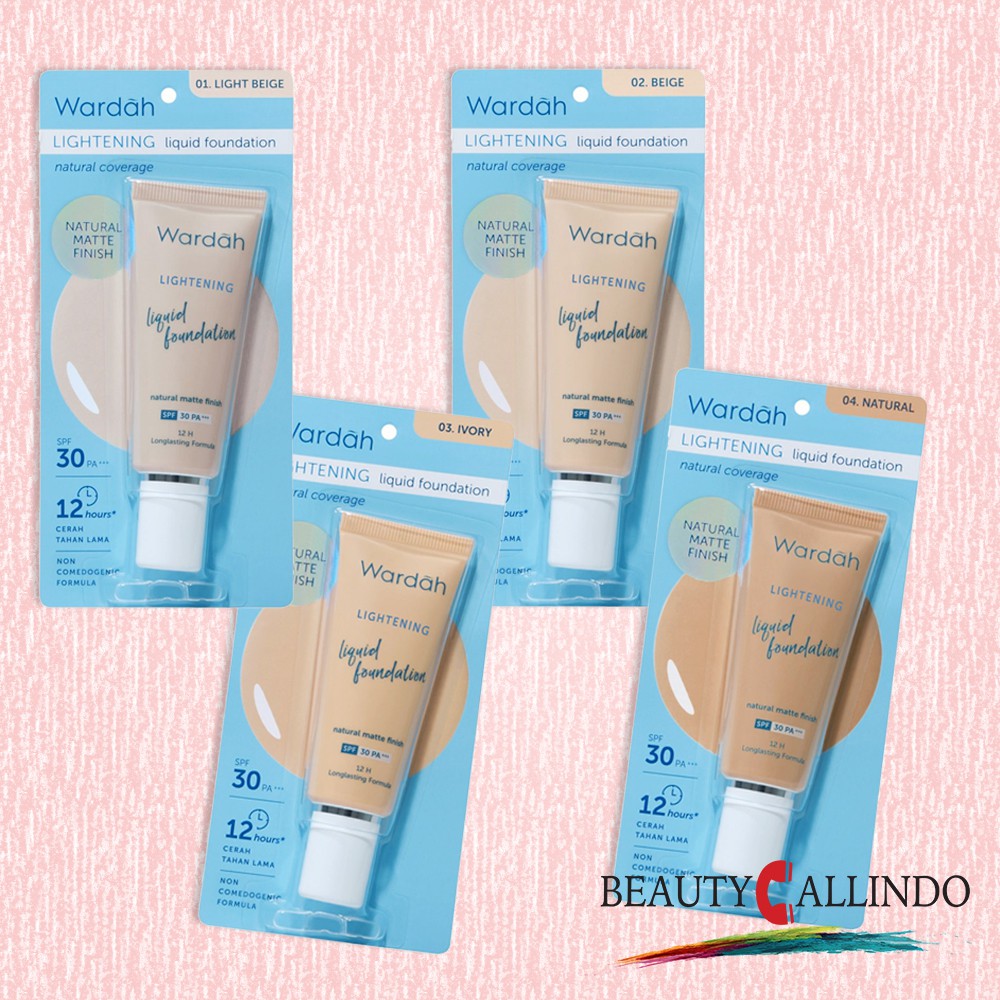 Wardah Lightening Liquid Foundation | Shopee Indonesia