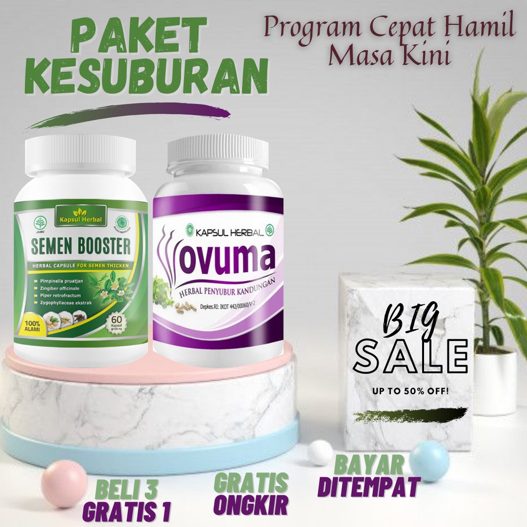 BESTSELLER Promil AHCN SEMEN_BOOSTER OVUMA Obat Penyubur