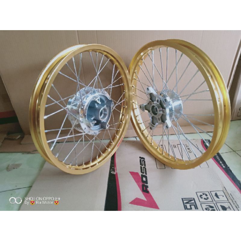 velg jari jari cb 150/cbr 150 r new tapak lebar 185/160x17