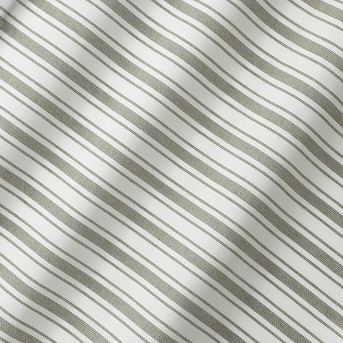 RINGBLOMMA Tirai roman, putih hijau garis-garis, 60x160 cm