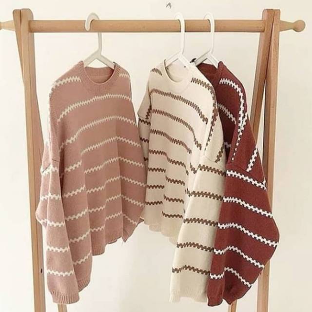 Sweater Mozy Oxy Zig Zag Knite