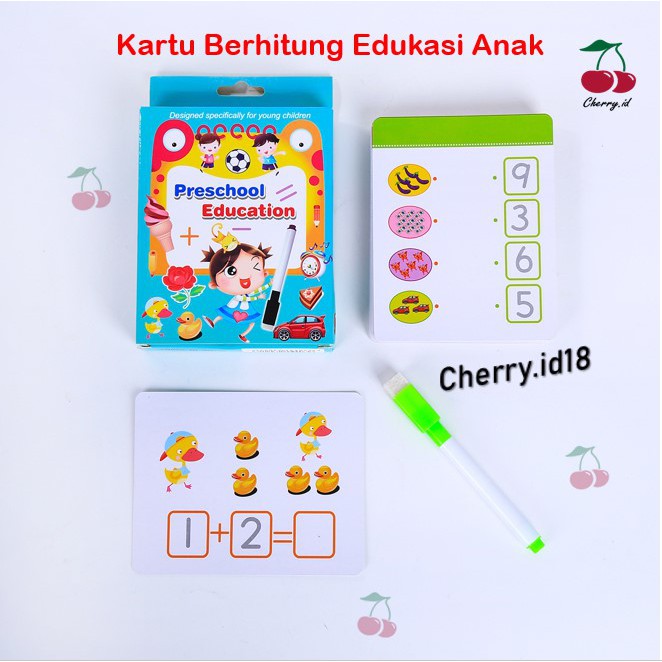 COD Mainan Kartu Pembelajaran Kata-Kata / Kartu Pendidikan Anak Usia Dini / Mainan Edukasi PB025