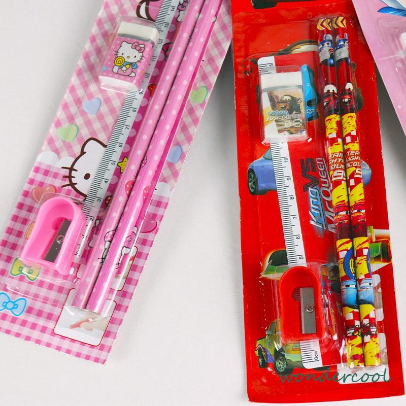 5pcs Siswa Kreatif Set Kartun Kartun Lucu Kindergarten Festival Kecil Hadiah Kecil-Won