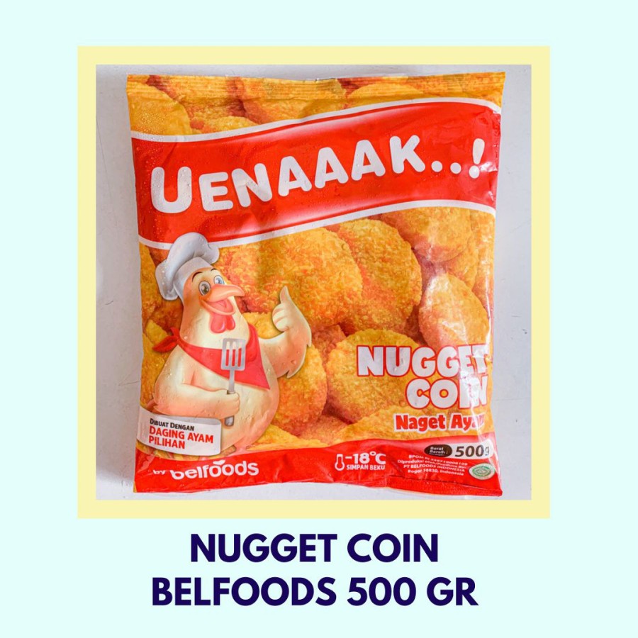 Uenaak Nugget coin UMM 500 Gr Produk Belfoods