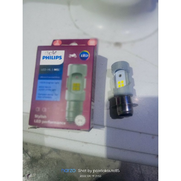 lampu LED motor merk Philips.tipe soket h6
