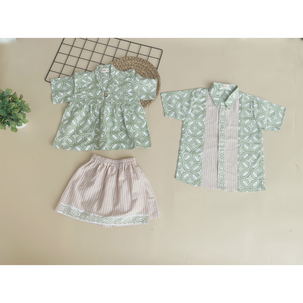 Setelan Batik Anak Perempuan Aileen Green-2
