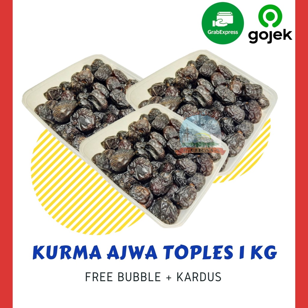 

Kurma Ajwa Super 1 Kg / Kurma Ajwa Premium / Kurma Nabi / Ajwa Kemasan Curah