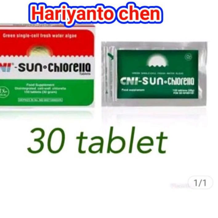 ♕ Cni Sun chlorella isi 30 tablet ֍