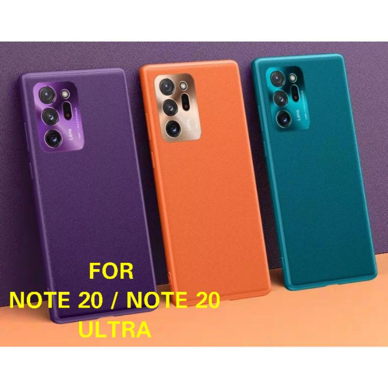 VEGAN LEATHER CASE CASING SAMSUNG GALAXY NOTE 20 / NOTE 20 ULTRA