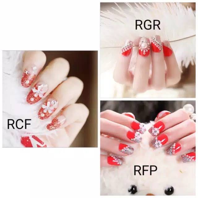 Nails Art merah