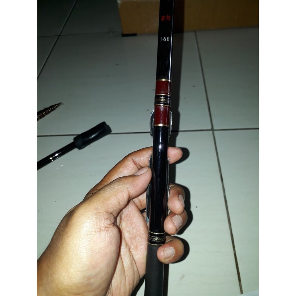 Joran Pancing / Tegek ogawa kirin 360 Sudah Plus Kolong + Reel Seat