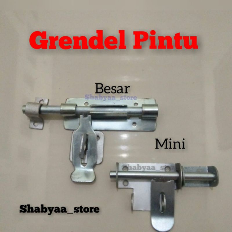 Grendel/Slot Samping pintu gembok mini dan besar ornamen aksesoris asesoris pagar besi