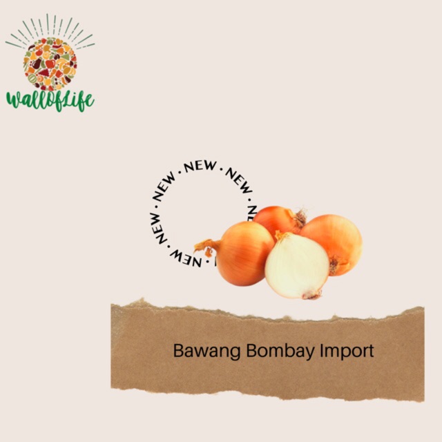 

Bawang Bombay 1kg Import Grade A Premium Quality Terlaris