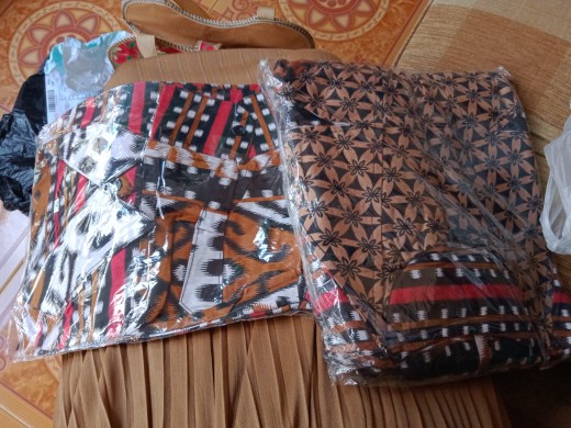 Gamis Batik Jazzy Motif Tenun Songket Tribal Big Size Jumbo Xxl Ld 110 Kerja Kantor Batik Murah