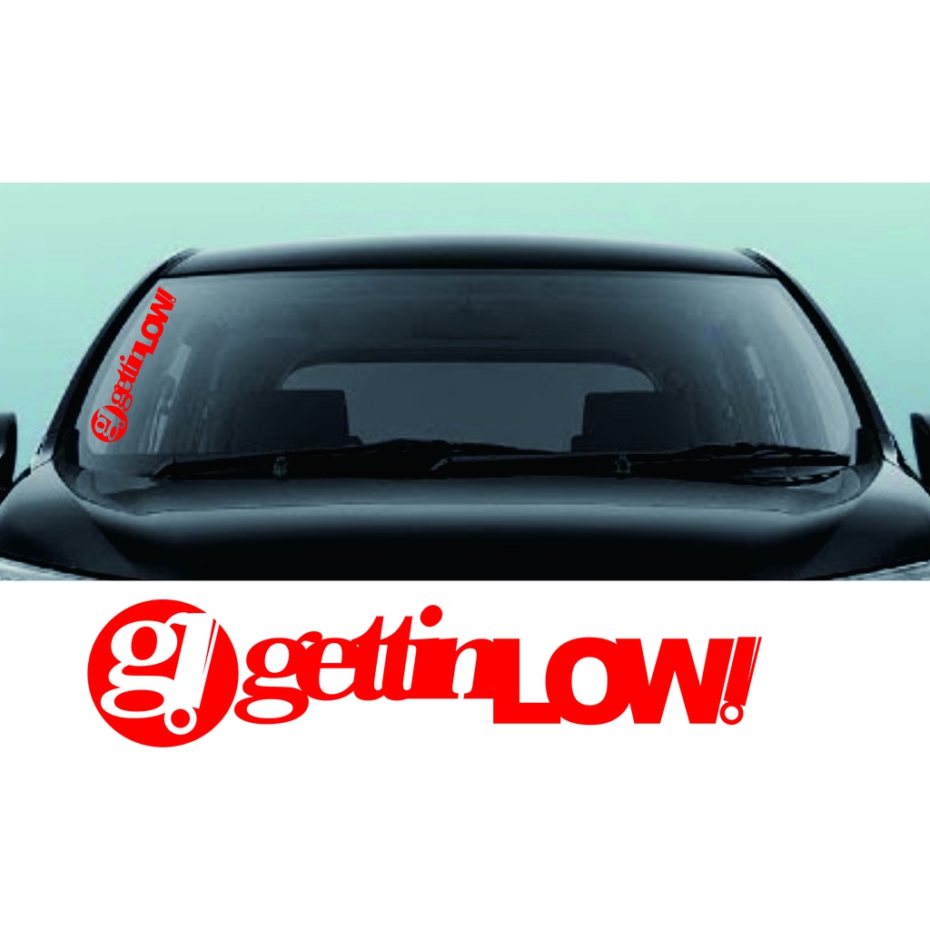 stiker mobil gettinlow