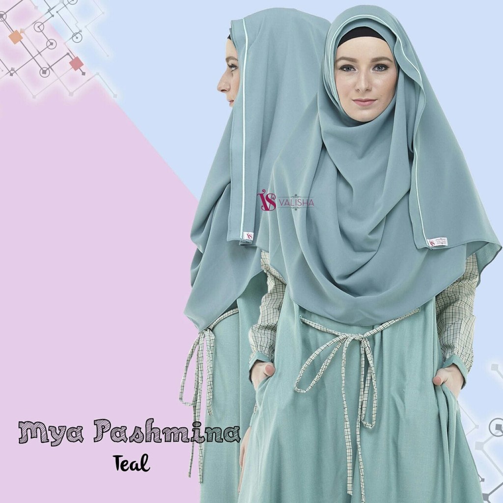 Valisha Mya Pashmina Instan Violet Hijab Kerudung Khimar Valisha Mya Pashmina Instan Violet Hijab Kerudung Khimar