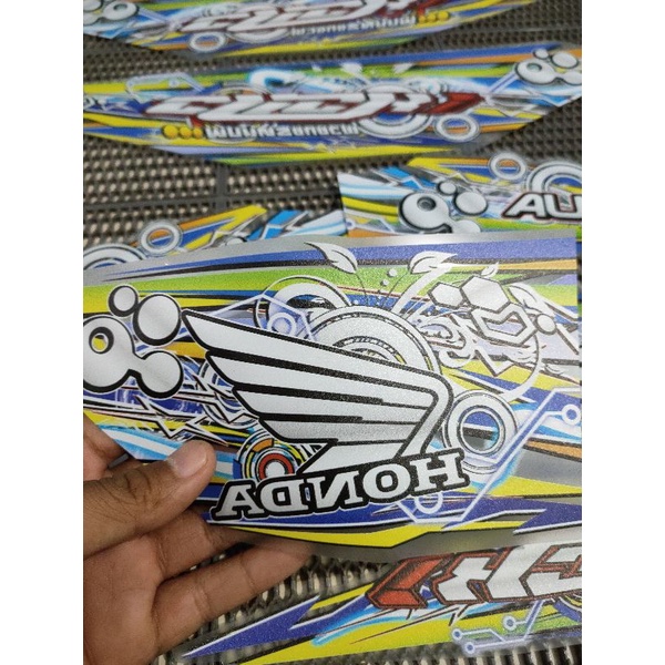 STRIPING TRANSPARAN VARIO LED 125 CLICK 150